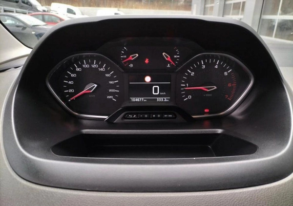 Peugeot Rifter cena 67900 przebieg: 104677, rok produkcji 2019 z Bielsk Podlaski małe 352